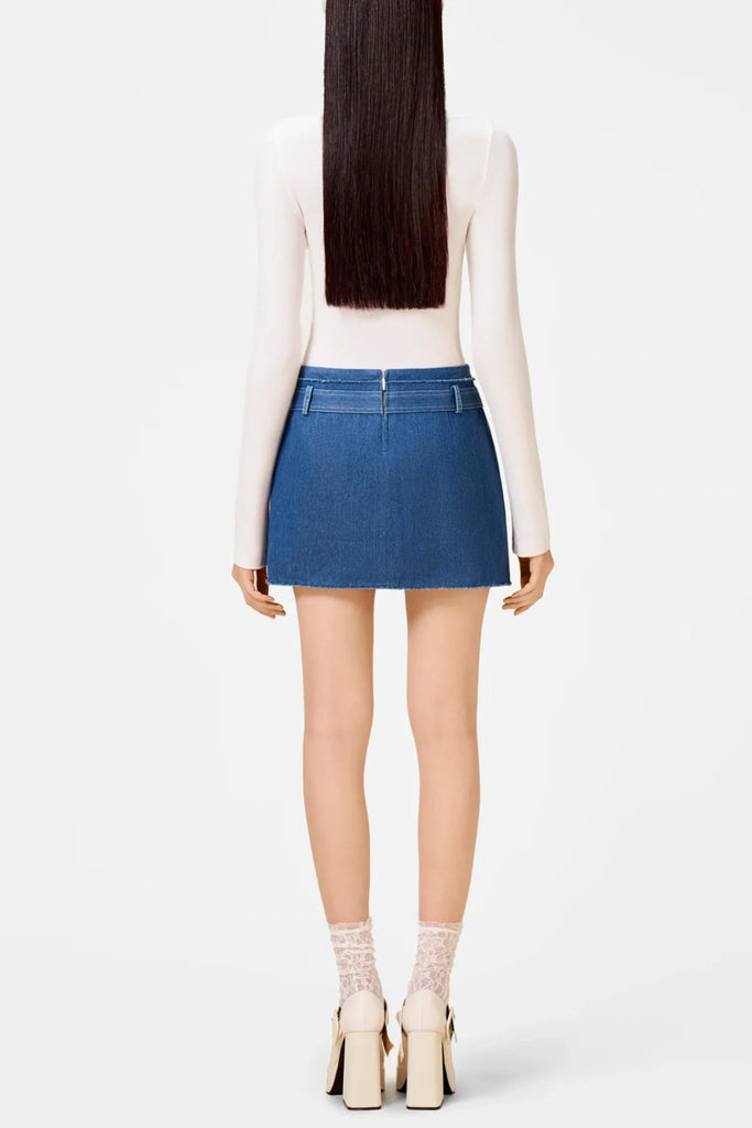 Mobey Denim Tweed Jacket - Stylish beautiful dress for special occasions | Buy Online