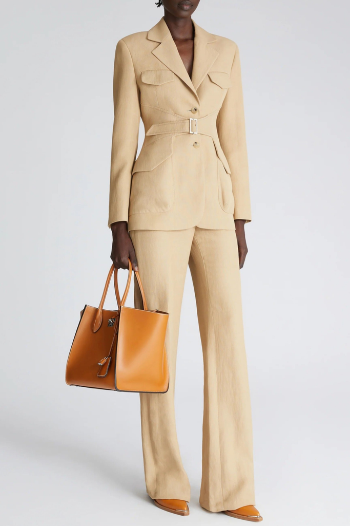 Stylish beautiful dress | isabel Belted Blazer - Ideal for special occasions