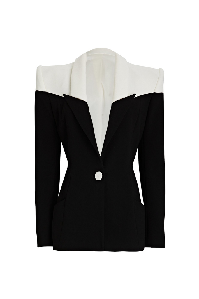 Stylish beautiful dress | Nerissa Patchwork Blazer Two Piece Set - Ideal for special occasions