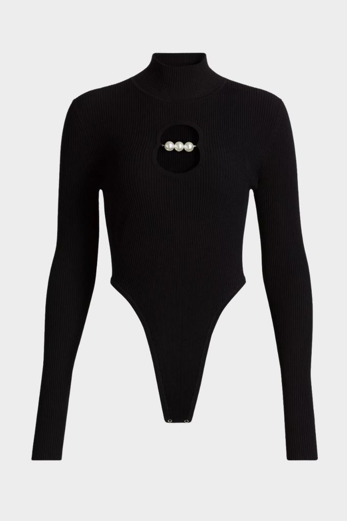 Nerissa Pearl Cutout Bodysuit - Stylish beautiful dress for special occasions | Buy Online