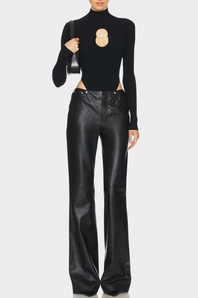 Nerissa Pearl Cutout Bodysuit - Stylish beautiful dress for special occasions | Buy Online