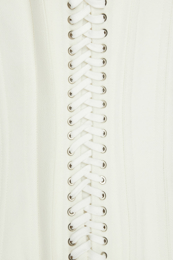 Nuala Strapless Floral Mini Dress - White - Stylish white dress for special occasions | Buy Online