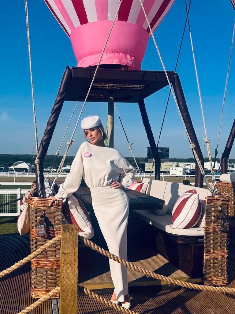 Stylish white dress | edith High elastic long hip maxi dress in white - Ideal for special occasions