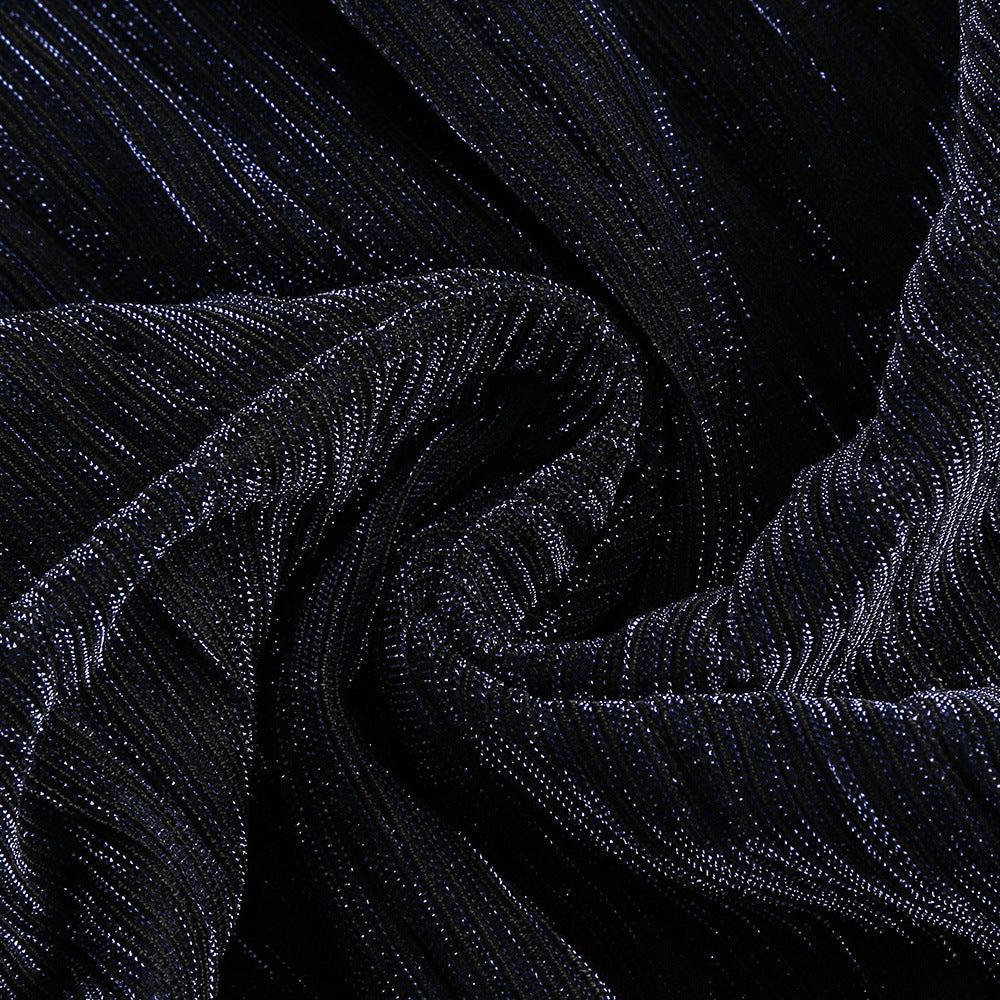 gwendolyn halter sleeveless Sequin Ruffle trim maxi dress in black - Stylish black dress for special occasions | Buy Online