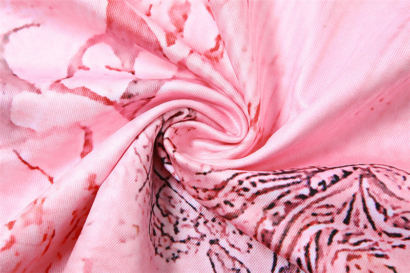 Stylish beautiful dress | Printed Strappy Butterfly Backless Plunge Sheath Slip Maxi Dress - Ideal for special occasions