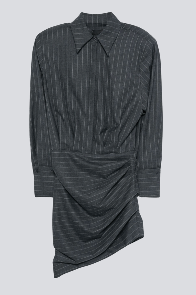 Shop  beautiful dress - Perfect for special occasions | Ochre Stripe Mini Shirt Dress
