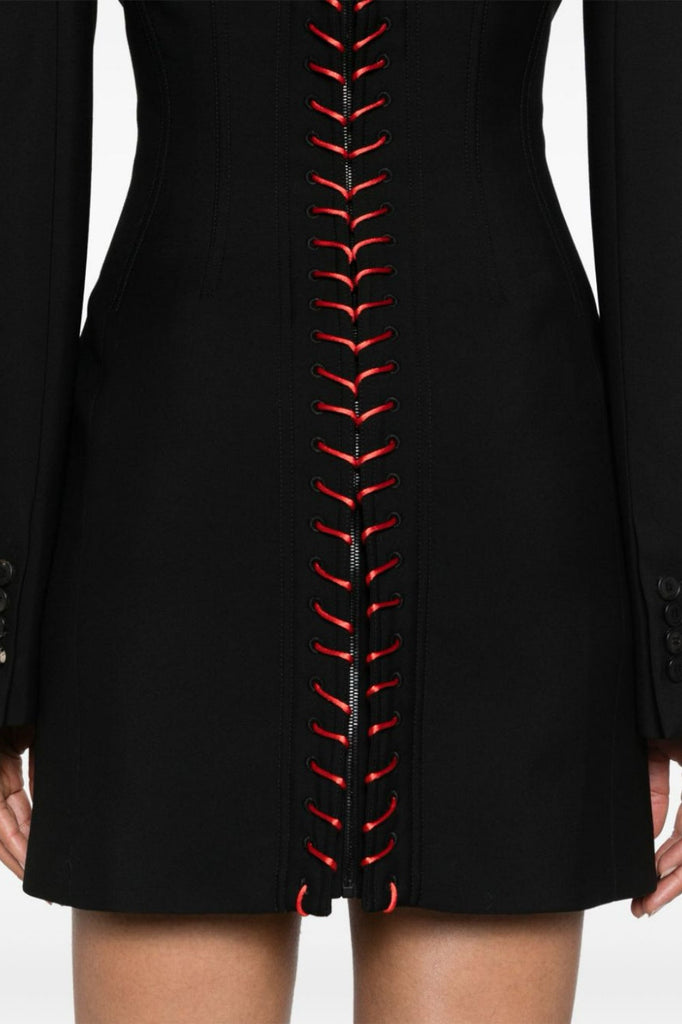 Stylish beautiful dress | Ophelie Cutout Lace Up Mini Dress - Ideal for special occasions