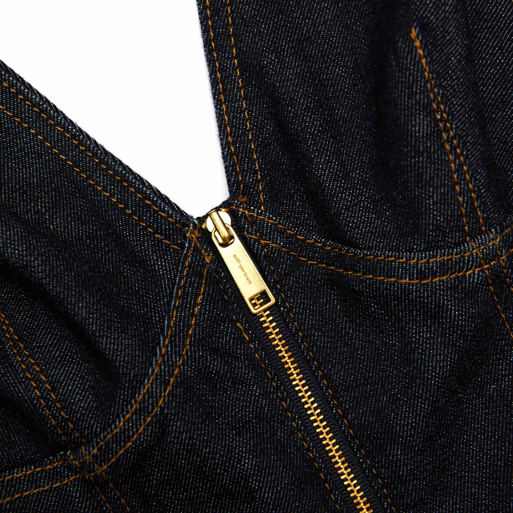 Shop  beautiful dress - Perfect for special occasions | sally Indigo Denim Midi Dress