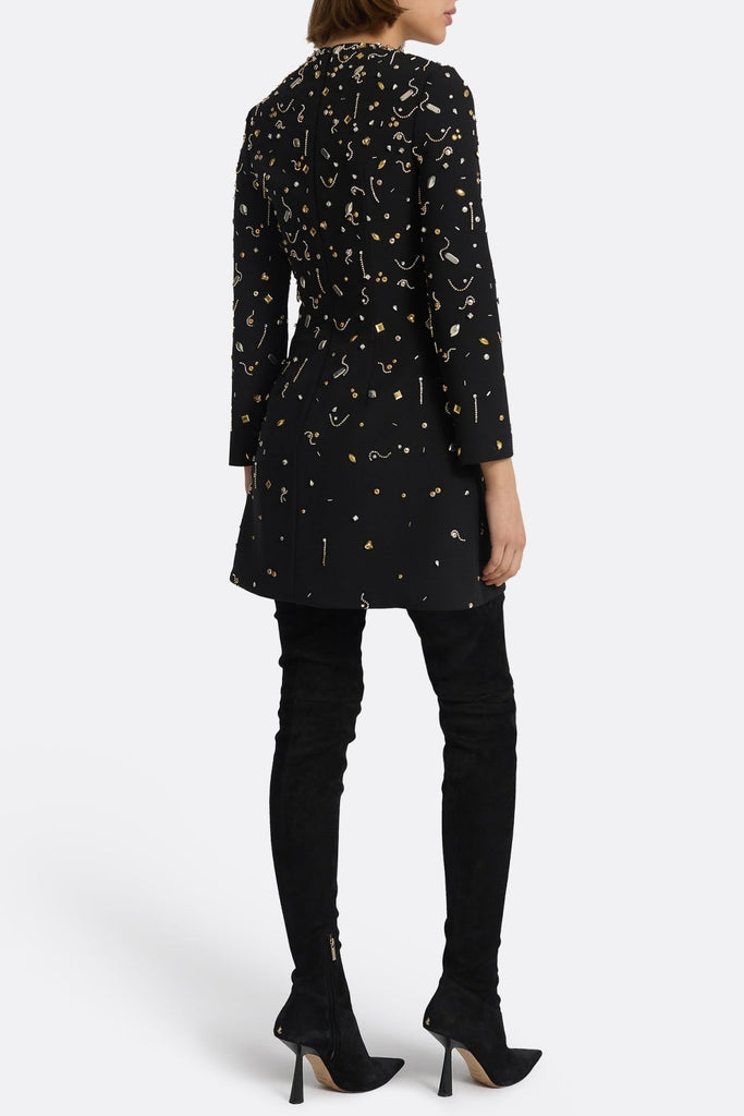 Shop  beautiful dress - Perfect for special occasions | Pamaria Diamante Embroidery Mini Dress