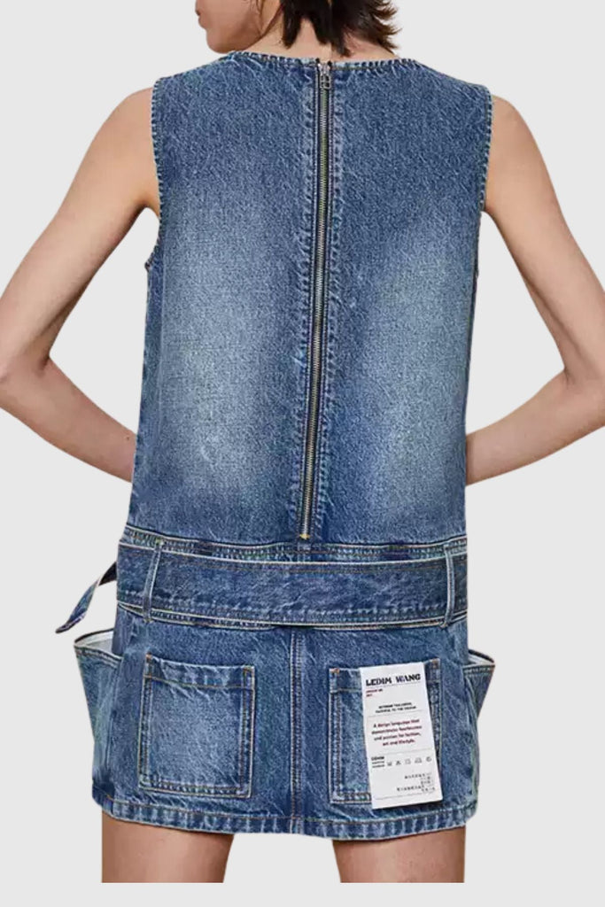 Shop  beautiful dress - Perfect for special occasions | Phylo Denim Sleeveless Mini Dress