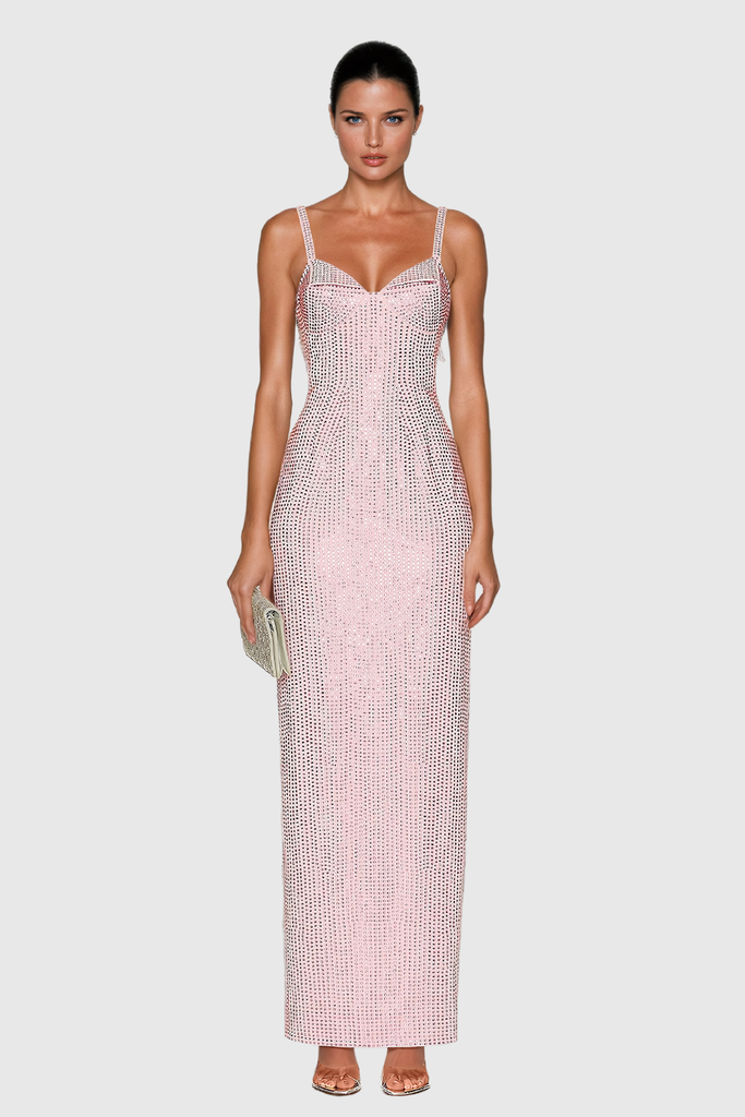 Shop  beautiful dress - Perfect for special occasions | Pippa Rhinestone Spaghetti Maxi Dress