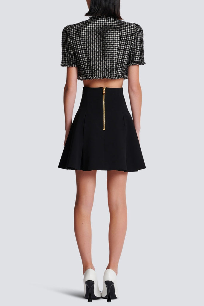 Shop  beautiful mini - Perfect for special occasions | Rayne Gold Buttoned Mini Skirt