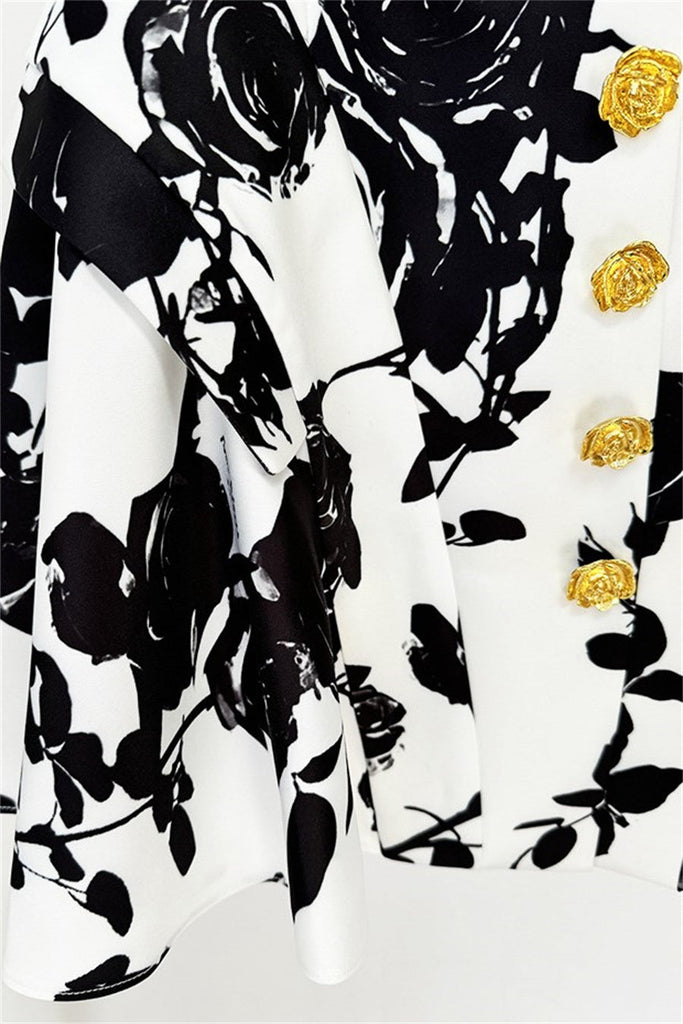 Rayne Rose Printed Mini Skirt - Stylish beautiful mini for special occasions | Buy Online