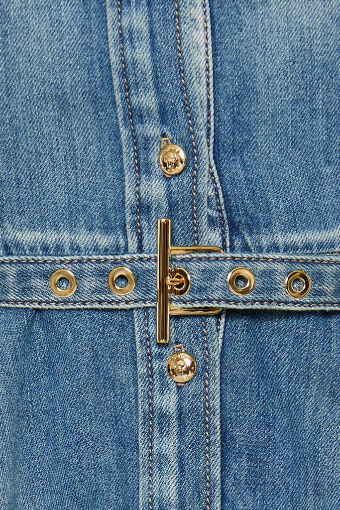 Stylish beautiful dress | Rigby Belted Denim Mini Dress - Ideal for special occasions