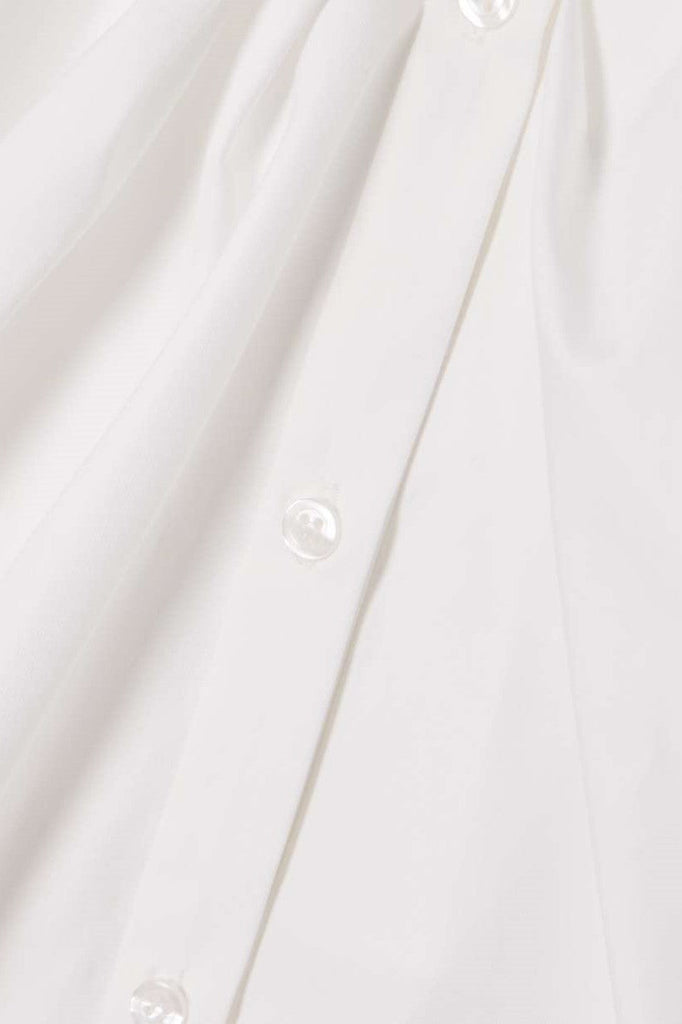 Rolia Crew Neck Ruched Mini Shirtdress - Stylish beautiful dress for special occasions | Buy Online