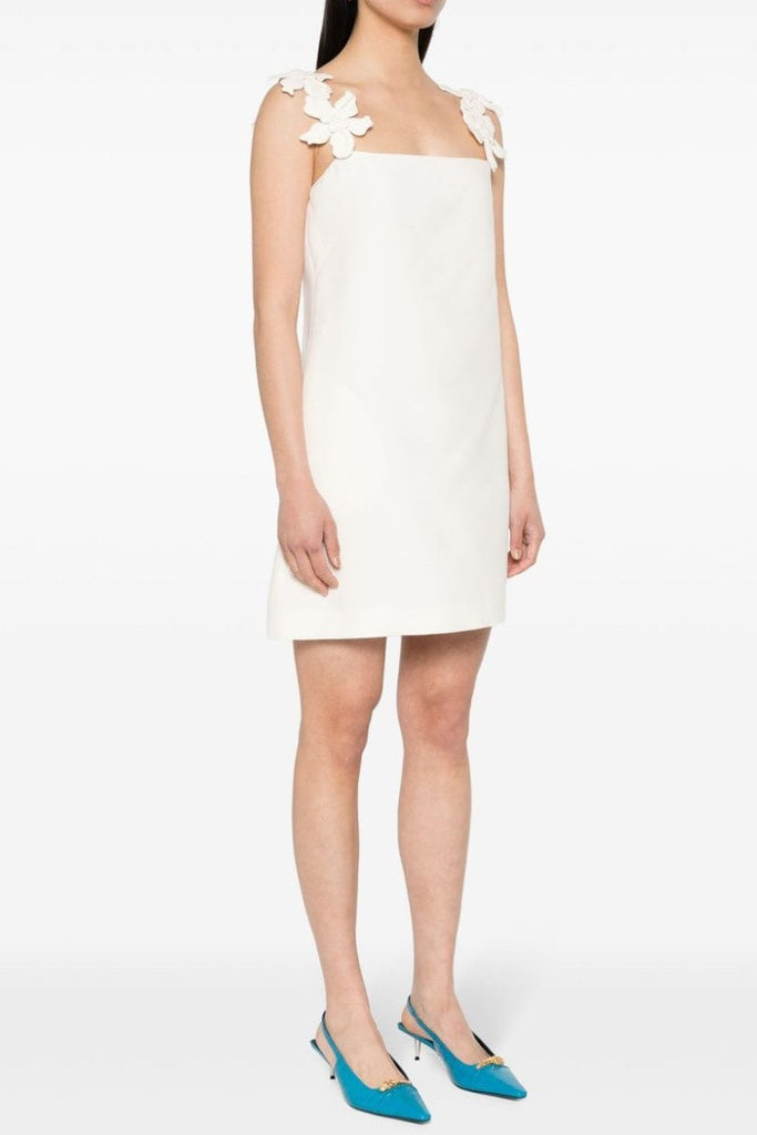 Stylish white dress | Juliete Floral Mini Dress - White - Ideal for special occasions