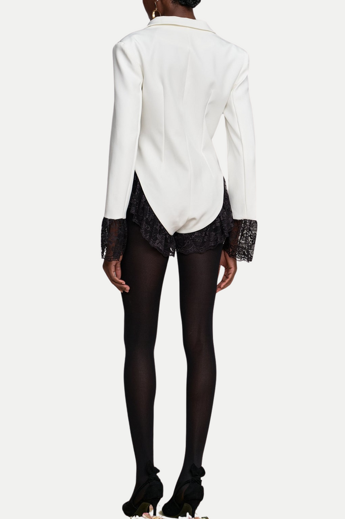 Shop  white dress - Perfect for special occasions | Sabah Lace Romper - White