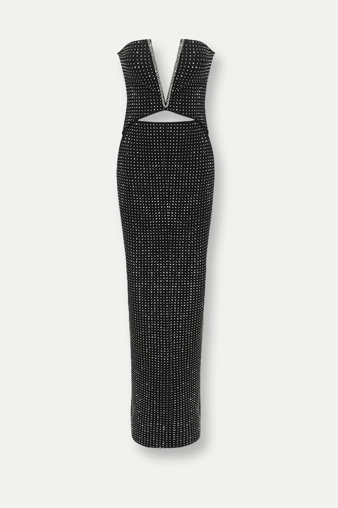 Salem Rhinestone Bodycon Maxi  Dress - Stylish beautiful dress for special occasions | Buy Online