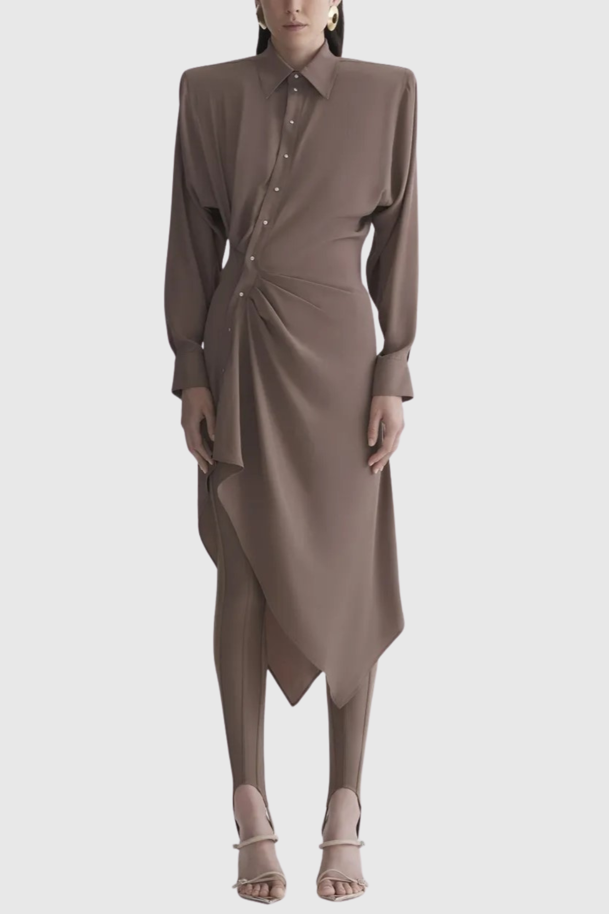 Selsa Asymmetric Mini Dress