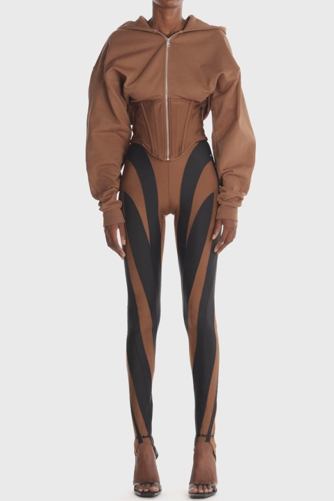 Stylish beautiful dress | Seraphina Corset Hooded Jacket - Ideal for special occasions