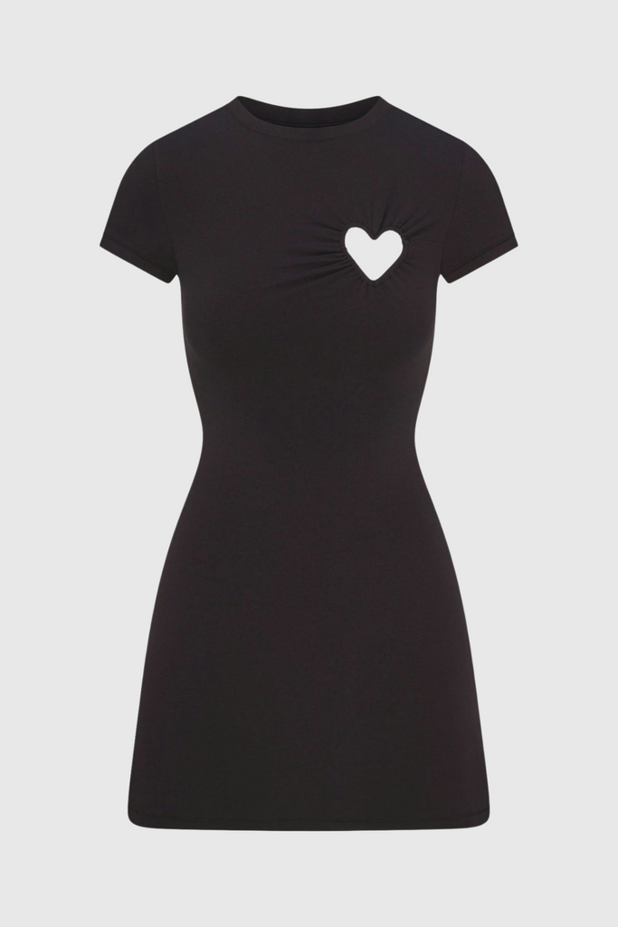 Shalita Heart Mini Dress - Black - Stylish black dress for special occasions | Buy Online