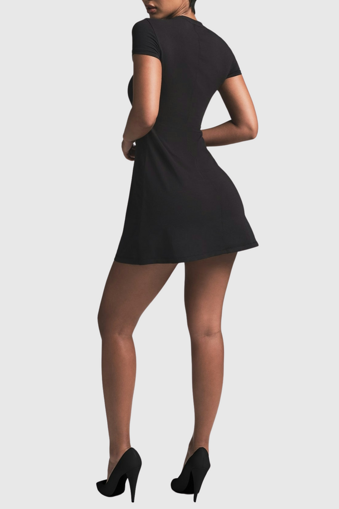 Shalita Heart Mini Dress - Black - Stylish black dress for special occasions | Buy Online