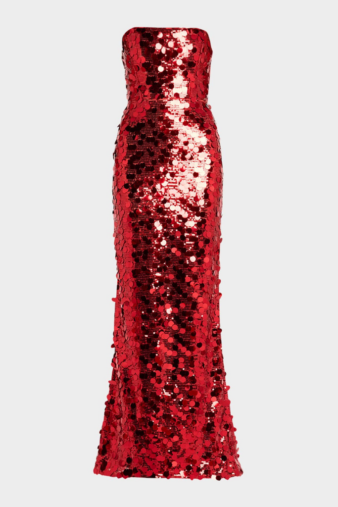 Stylish beautiful dress | Shiva Strapless Sequin Maxi Dress - Ideal for special occasions