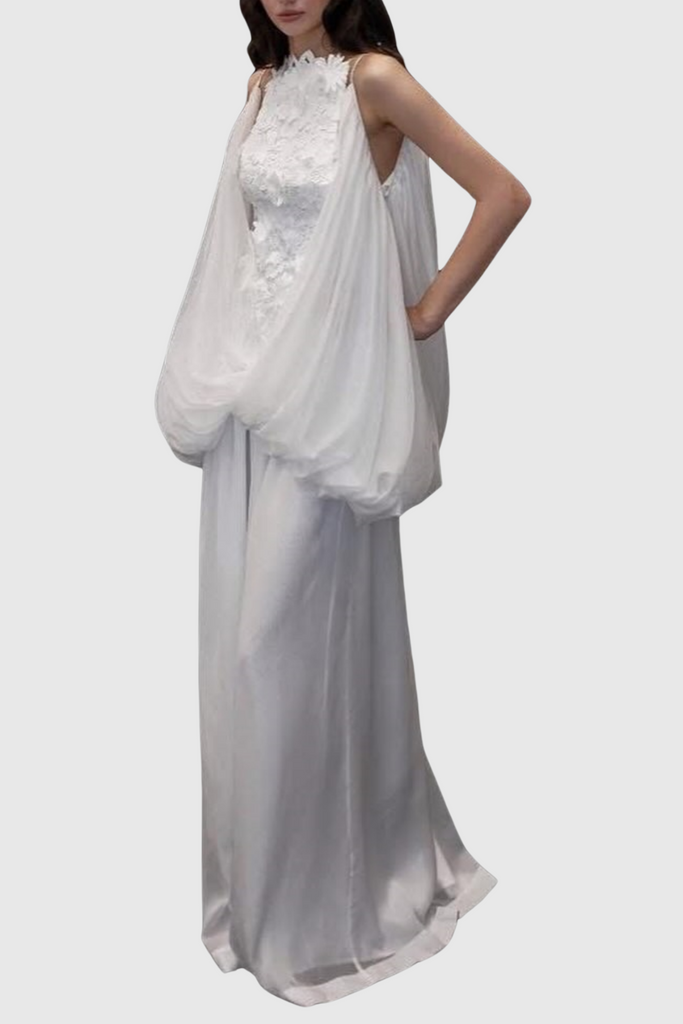 Soleka Lace Puffy Tulle Mini Dress - Stylish beautiful dress for special occasions | Buy Online