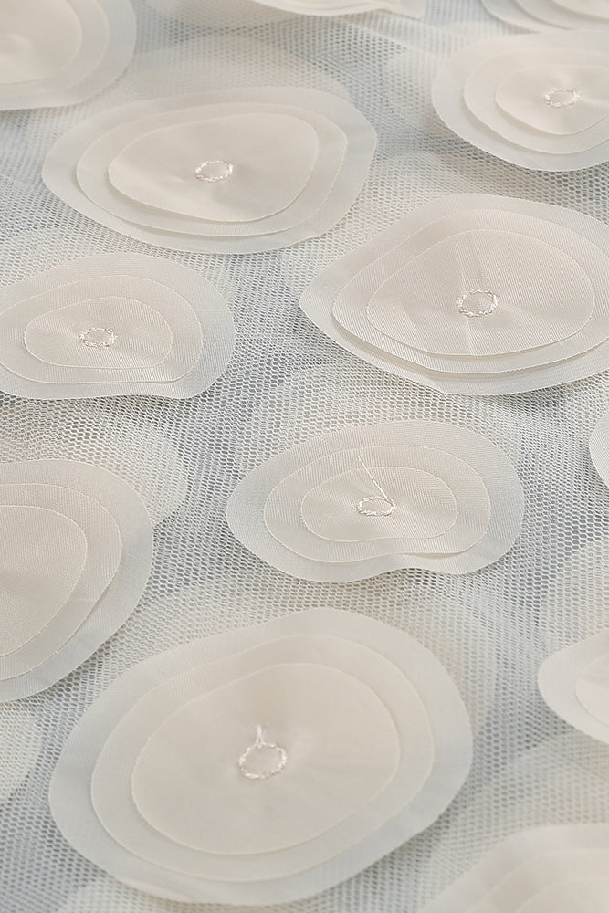 Shop  orange dress - Perfect for special occasions | Nodin Strapless Dot Mesh Maxi Dress in orange