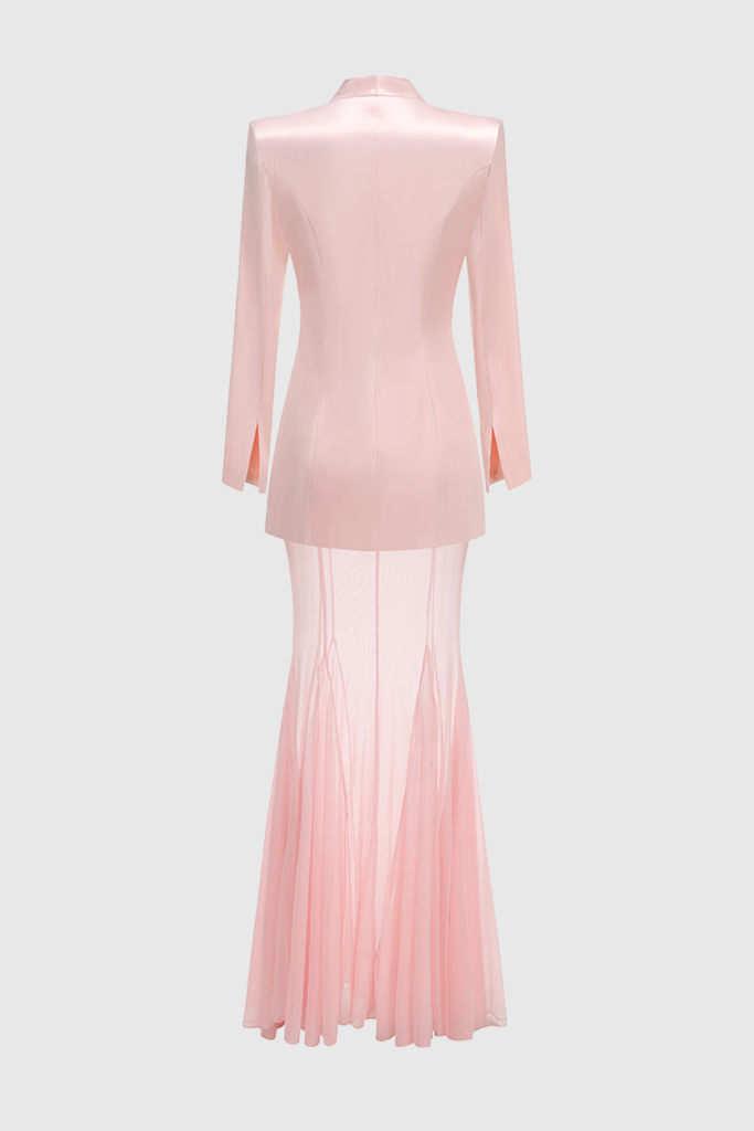 meredith Satin Jacket & Skirt Set - Stylish red dress for special occasions | Buy Online