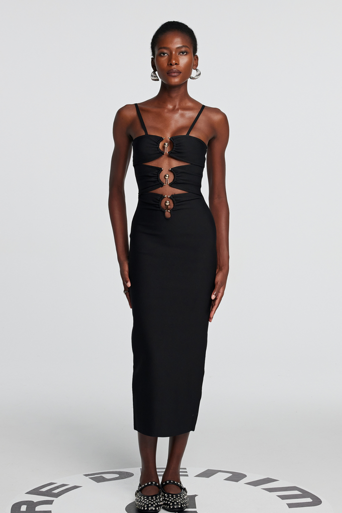 Stylish beautiful dress | TessaCutout Spaghetti Maxi Dress - Ideal for special occasions