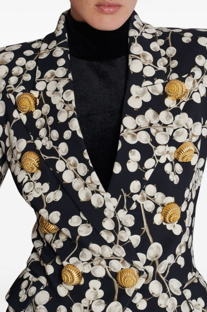 Stylish beautiful dress | Tripti Printed Buttoned Blazer - Ideal for special occasions