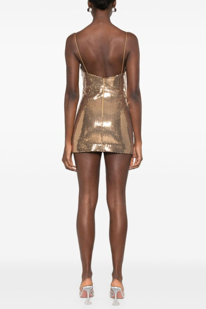 Shop  beautiful dress - Perfect for special occasions | Vesper Draped Sequin Mini Dress