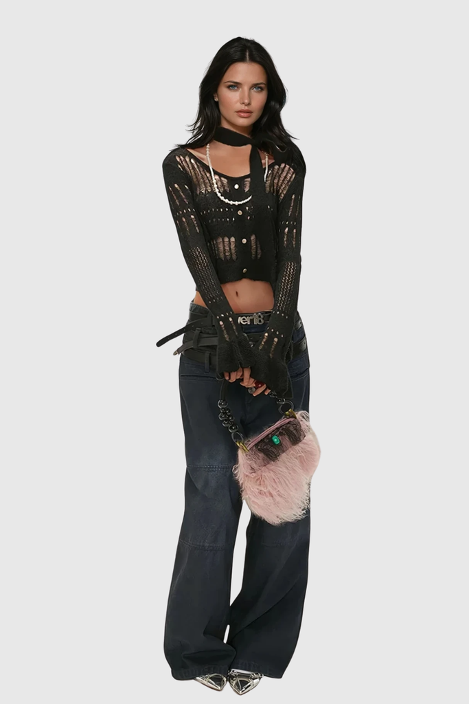 Wafa Cutout Top - Stylish beautiful dress for special occasions | Buy Online