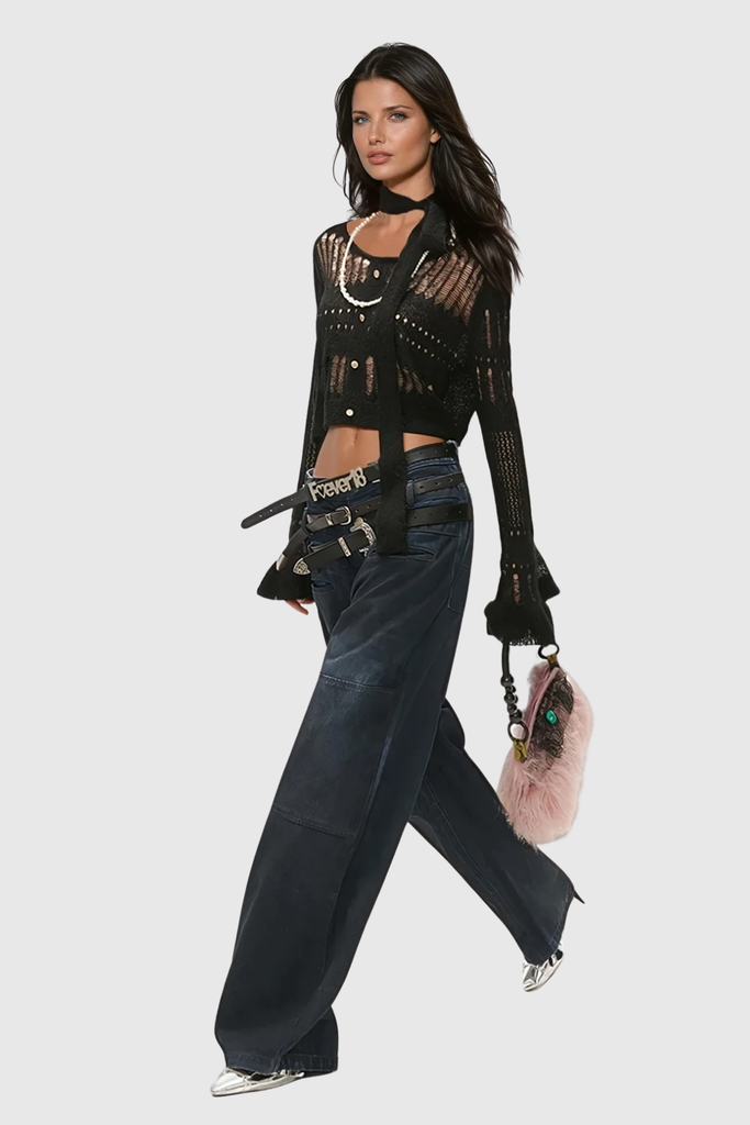 Wafa Cutout Top - Stylish beautiful dress for special occasions | Buy Online