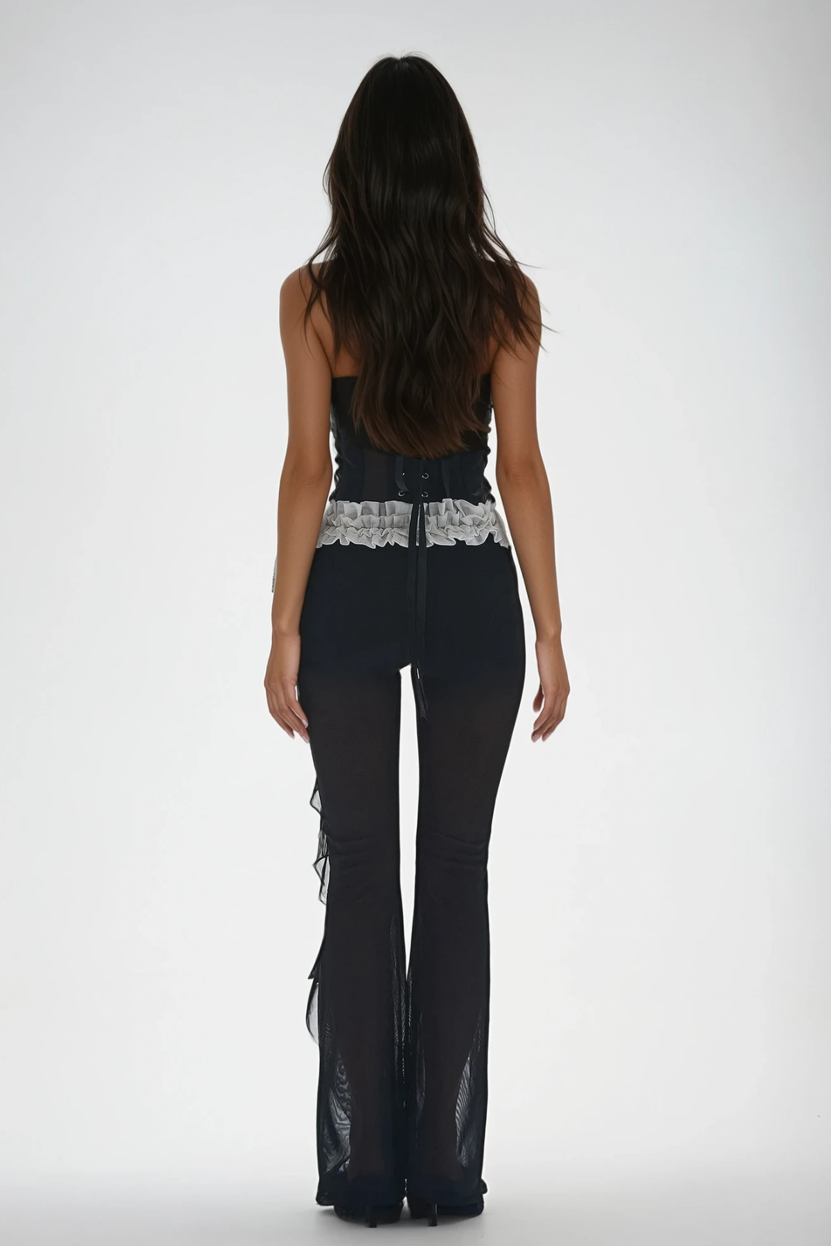 Walt Mesh Flower Pants