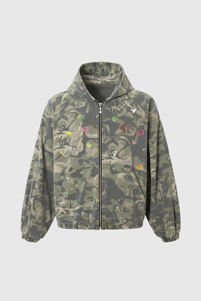 Stylish beautiful dress | Wayne Camouflage Long Sleeve Jacket - Ideal for special occasions