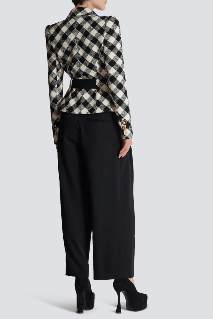 Shop  beautiful dress - Perfect for special occasions | Wyatt Gingham Button Blazer