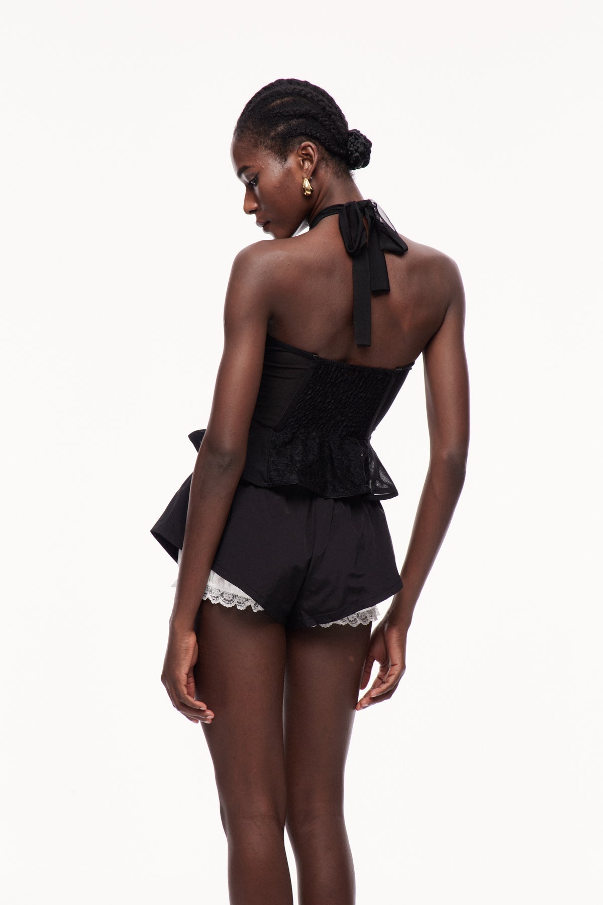 Xquic Flower Corset Top