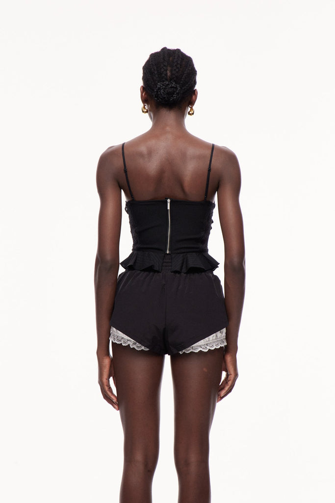 Stylish beautiful dress | Xulio Lace Ruffle Spaghetti Corset Top - Ideal for special occasions