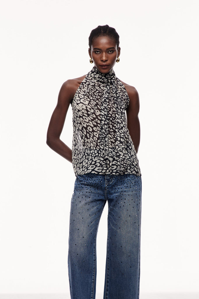 Shop  beautiful dress - Perfect for special occasions | Xurxo Leopard Sleeveless Top