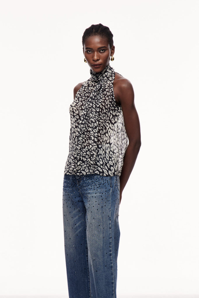 Shop  beautiful dress - Perfect for special occasions | Xurxo Leopard Sleeveless Top