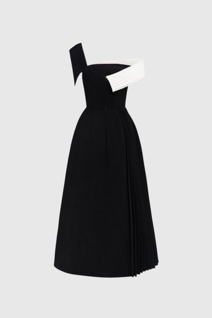 Ya Asymmetric Lapel Maxi Dress - Stylish beautiful dress for special occasions | Buy Online