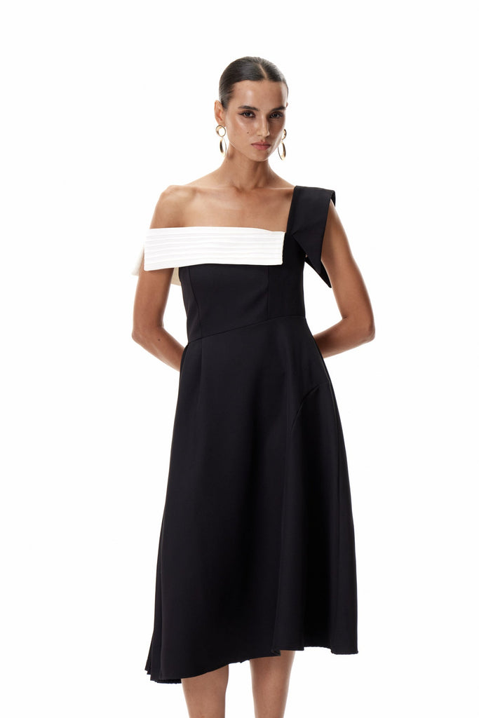 Stylish beautiful dress | Ya Asymmetric Lapel Maxi Dress - Ideal for special occasions