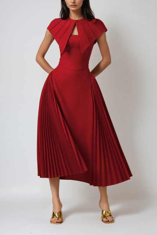 Yaara Shawl Ruch Deconstruct Maxi Dress