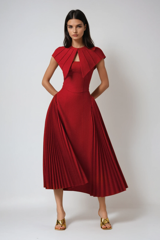 Yaara Shawl Ruch Deconstruct Maxi Dress