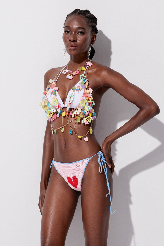 Shop  beautiful dress - Perfect for special occasions | Yitro Halter Neck Chain Top