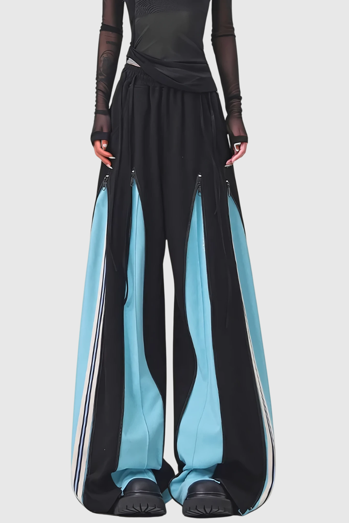 Shop  beautiful dress - Perfect for special occasions | Yoel Deconstruct Stripe Wide Leg Pants