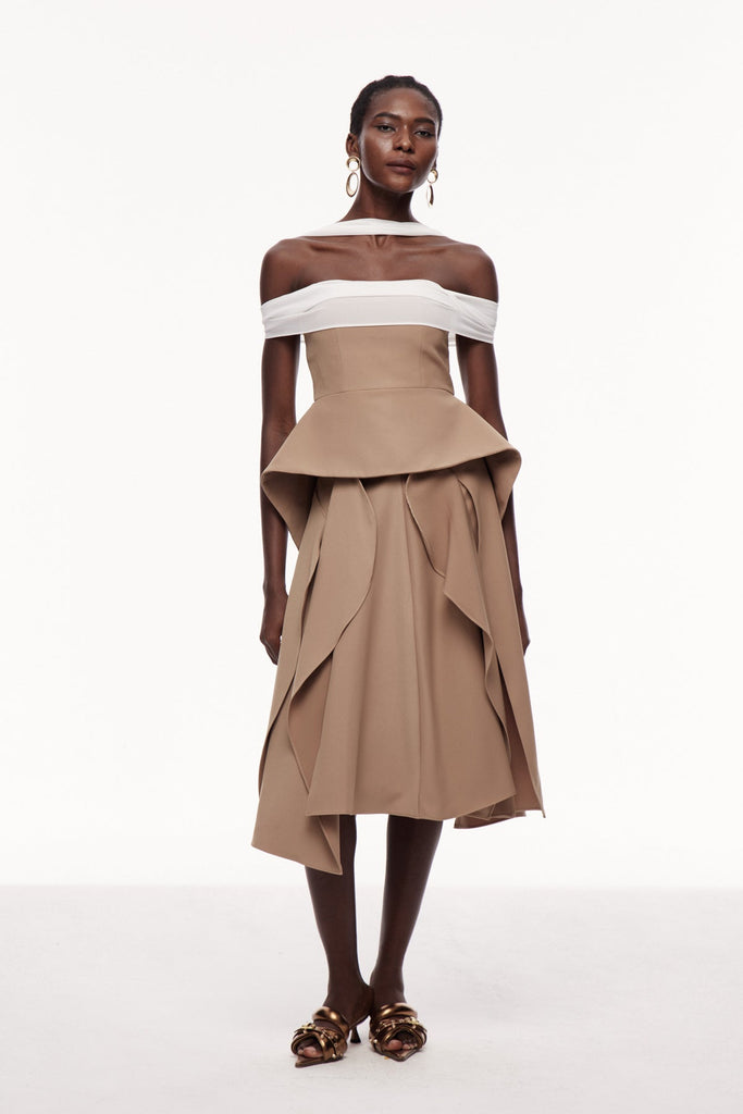 Stylish beautiful dress | Yoko Off Shoulder Asymmetric Maxi Dress - Ideal for special occasions