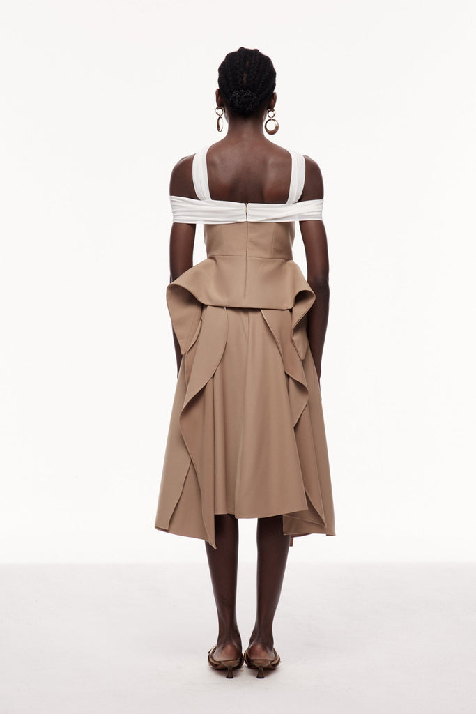 Shop  beautiful dress - Perfect for special occasions | Yoko Off Shoulder Asymmetric Maxi Dress